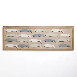 Kirklands Home Wall Plaques|Shoalmate Fish Wood Wall Plaque