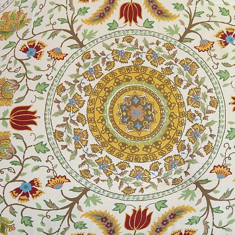 Kirklands Home Comforters|Shyla Yellow Vinework Queen 5-pc. Comforter Set