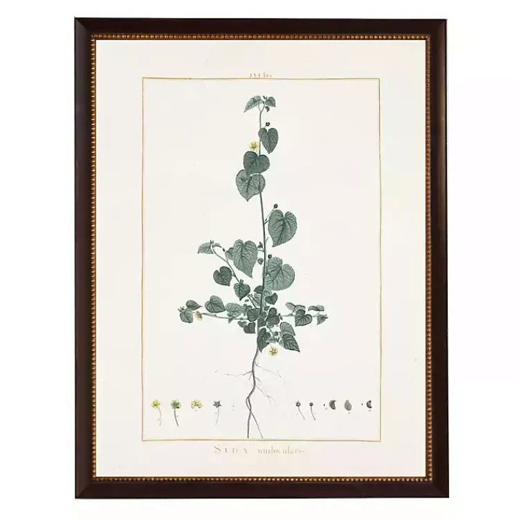 Kirklands Home Framed Art|Sida Greenery Black Beaded Framed Art Print