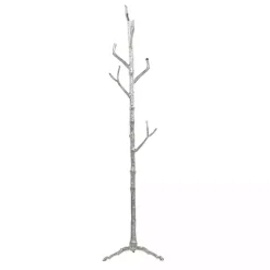 Kirklands Home Entryway Furniture|Silver Aluminum Tree Branch Coat Rack