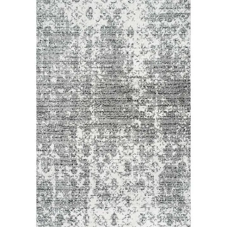 Kirklands Home Area Rugs|Silver Deena Abstract Area Rug, 7x9