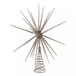 New Glitter Starburst Tree Topper Christmas Tree Decorations