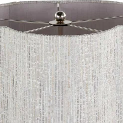 Kirklands Home Table Lamps|Silver Metal Lila Table Lamp