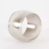 Kirklands Home Table Linens|Silver Metal Round Napkin Rings, Set of 4