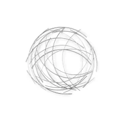 Kirklands Home Wall Plaques|Metal Wire Abstract Wall Plaque Silver