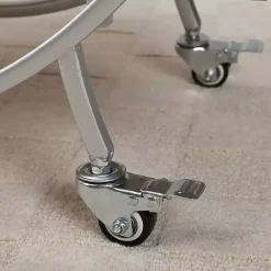 Kirklands Home Kitchen Islands & Bar Carts|Mirrored 2-Tier Odessa Bar Cart Silver