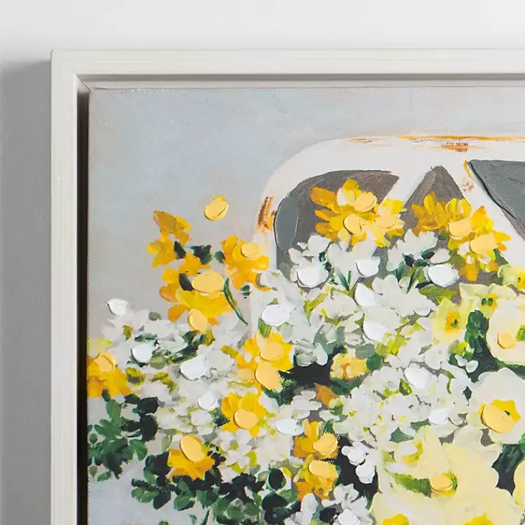 Kirklands Home Canvas Art|Sitting Pretty Framed Canvas Art Print