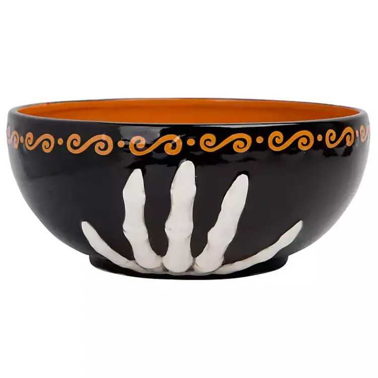 Online Skeleton Hands Ceramic Bowl Halloween