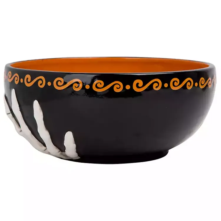Online Skeleton Hands Ceramic Bowl Halloween