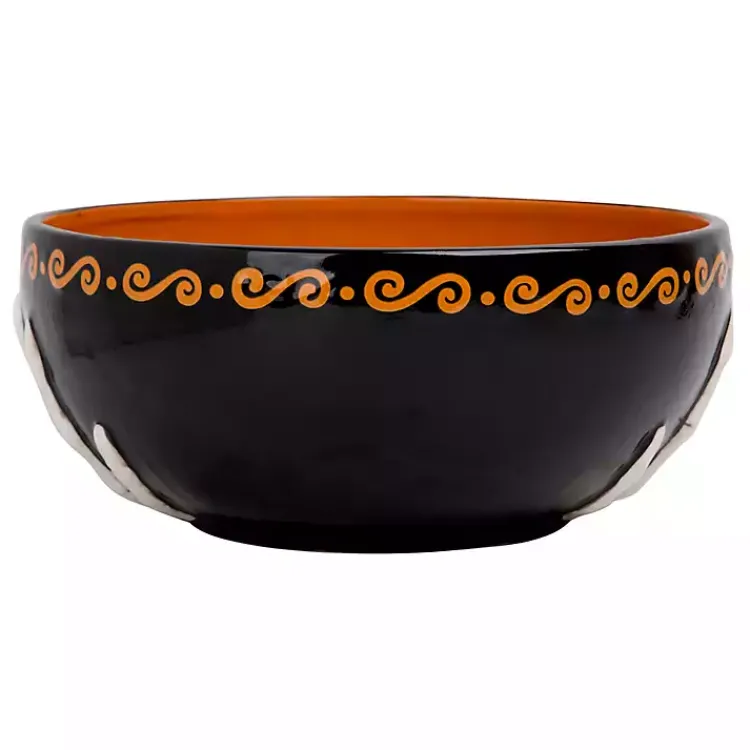 Online Skeleton Hands Ceramic Bowl Halloween