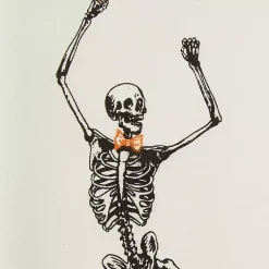 Kirklands Home Kitchen Accessories|Skeletons Printed Assorted Dishtowels, Set of 3