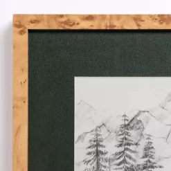 Kirklands Home Framed Art|Sketched Snowscape Framed Art Print