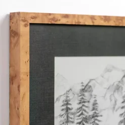 Kirklands Home Framed Art|Sketched Snowscape Framed Art Print