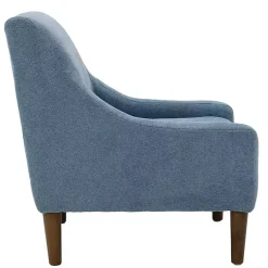Kirklands Home Accent Chairs|Sky Upholstered Shea Accent Chair Blue