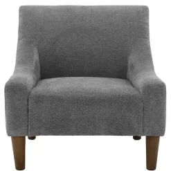 Kirklands Home Accent Chairs|Slate Upholstered Shea Accent Chair Gray