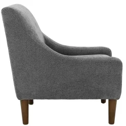 Kirklands Home Accent Chairs|Slate Upholstered Shea Accent Chair Gray