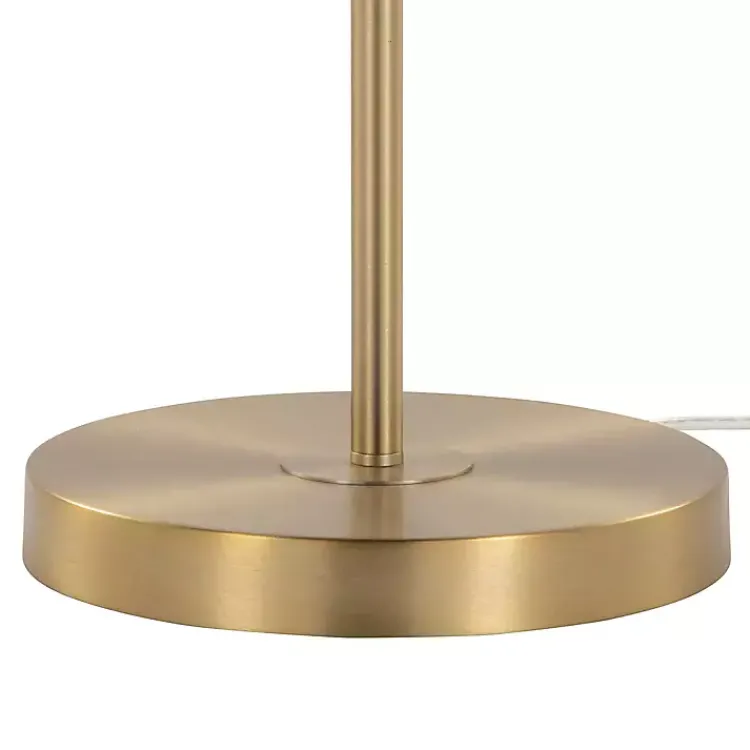 Kirklands Home Floor Lamps|Slim Gold Modern Floor Lamp White