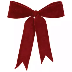 Discount Small Velvet Christmas Bows, Set of 2 Christmas Decorations