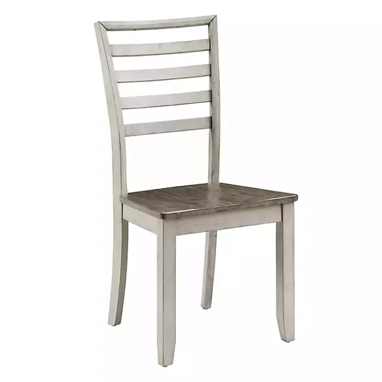 Kirklands Home Dining Chairs|Smoked Honey and Alabaster Dining Chairs, Set of 2