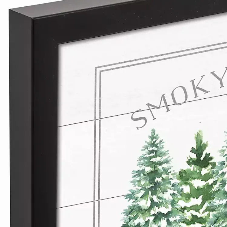 Hot Smoky Mountain Christmas Tree Farm Framed Plaque Christmas Art & Wall Decor