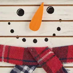 Discount Snowman Christmas Countdown Blocks Figurine Christmas Decorations