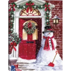 New Snowman Entryway Canvas Art Print Christmas Art & Wall Decor