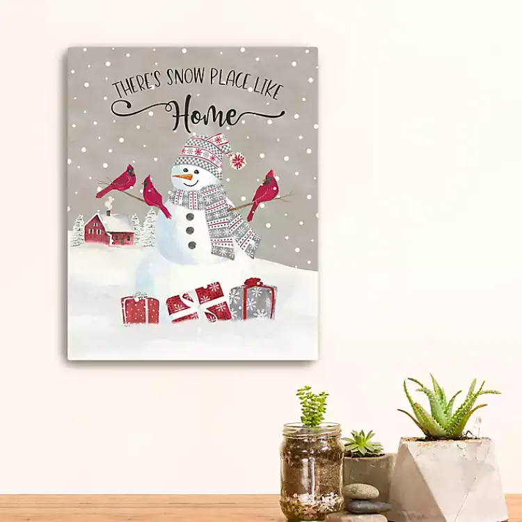 New Snowman Home Christmas Wall Plaque Christmas Art & Wall Decor