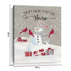 New Snowman Home Christmas Wall Plaque Christmas Art & Wall Decor