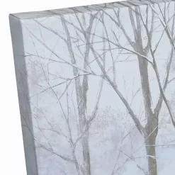 Discount Snowy Church Canvas Art Print Christmas Art & Wall Decor