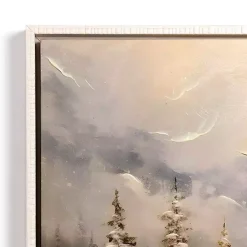 Kirklands Home Canvas Art|Snowy Forest at Dusk Framed Canvas Art Print