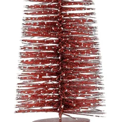 New Snowy Bristle Christmas Trees, Set of 3 Christmas Decorations