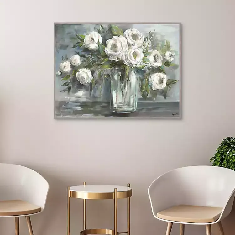 Kirklands Home Framed Art|Soft Blooms Still Life Framed Wall Art