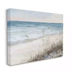Kirklands Home Canvas Art|Soft Beach Canvas Art Print, 40x30 Blue