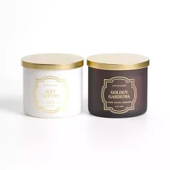 Outlet Soft Cotton & Golden Gardenia 2-pc. Candle Set Candles