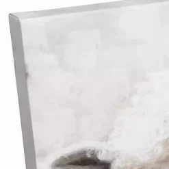 Kirklands Home Canvas Art|Soft Painted Sheep Canvas Art Print White