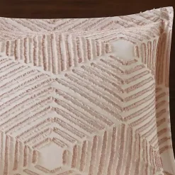 Kirklands Home Comforters|Soft Pink Tufted King 3-pc. Comforter Set