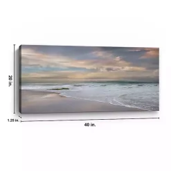 Kirklands Home Canvas Art|Soft Twilight Giclee Canvas Art Print, 40x20 in. Blue