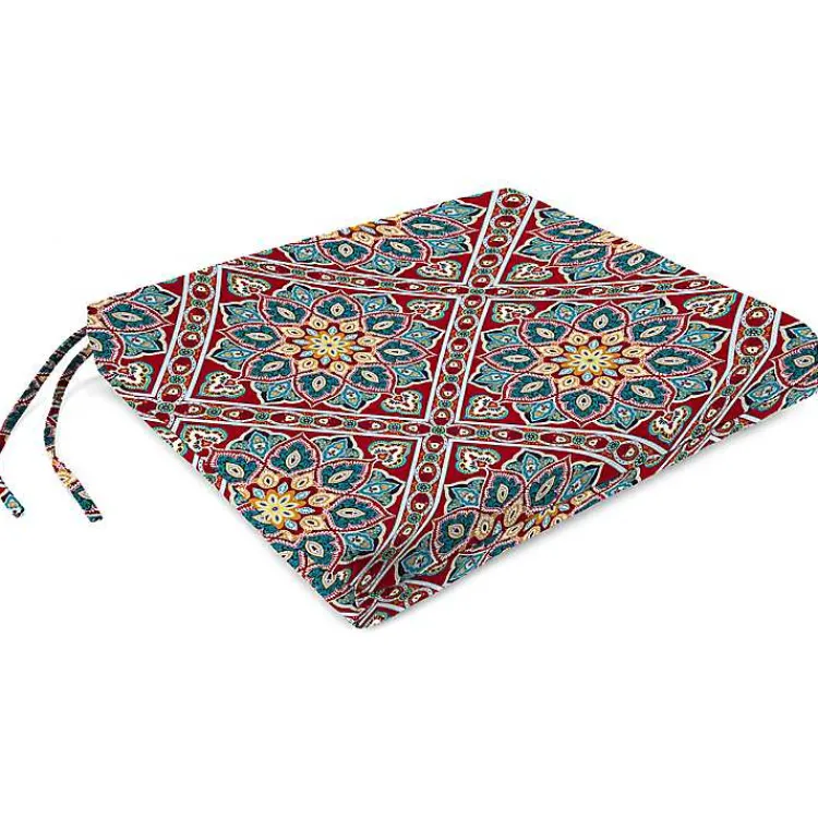 Kirklands Home Outdoor Cushions & Pillows|Solano Flowers Outdoor Seat Cushion