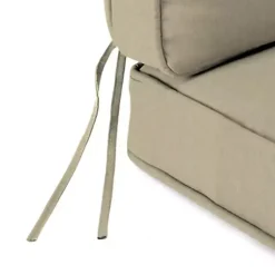 Kirklands Home Outdoor Cushions & Pillows|Solid Beige Outdoor Deep Seat Cushion Tan