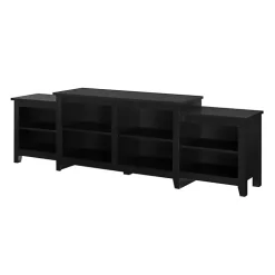 Kirklands Home Tv Stands & Media Consoles|Solid Tiered TV Stand Black