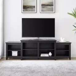 Kirklands Home Tv Stands & Media Consoles|Solid Tiered TV Stand Black
