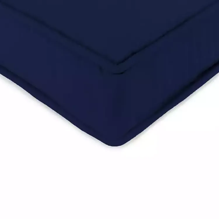 Kirklands Home Outdoor Cushions & Pillows|Solid Navy Outdoor Deep Seat Cushion Blue