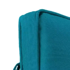 Kirklands Home Outdoor Cushions & Pillows|Solid Turquoise Outdoor Deep Seat Cushion Blue