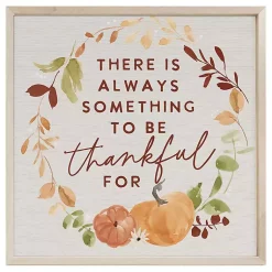 Online Something to Be Thankful For Framed Wall Plaque Fall