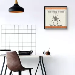 Online Something Wicked Spider Halloween Wall Plaque Halloween