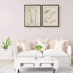 Kirklands Home Framed Art|Spade Patent Framed Art Print