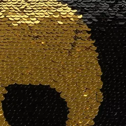 Best Sparkle Sequin Skull Pillow Halloween