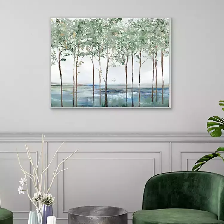 Kirklands Home Framed Art|Sparse Forest Peak Framed Wall Art