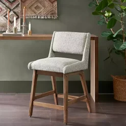 Kirklands Home Bar Stools & Counter Height Stools|Speckled Boomerang Modern Counter Stool Gray