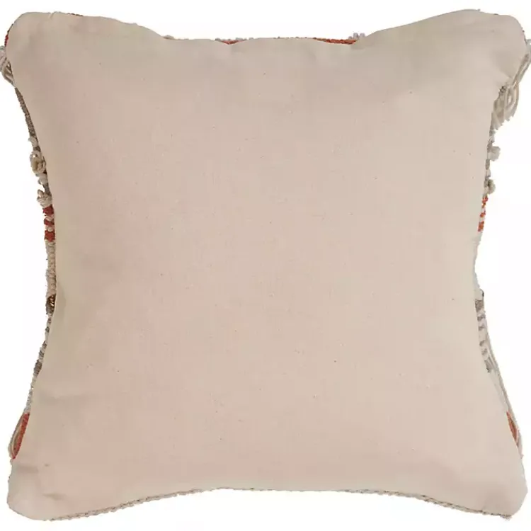 Outlet Spice and Natural Chic Fringe Pillow Pillows